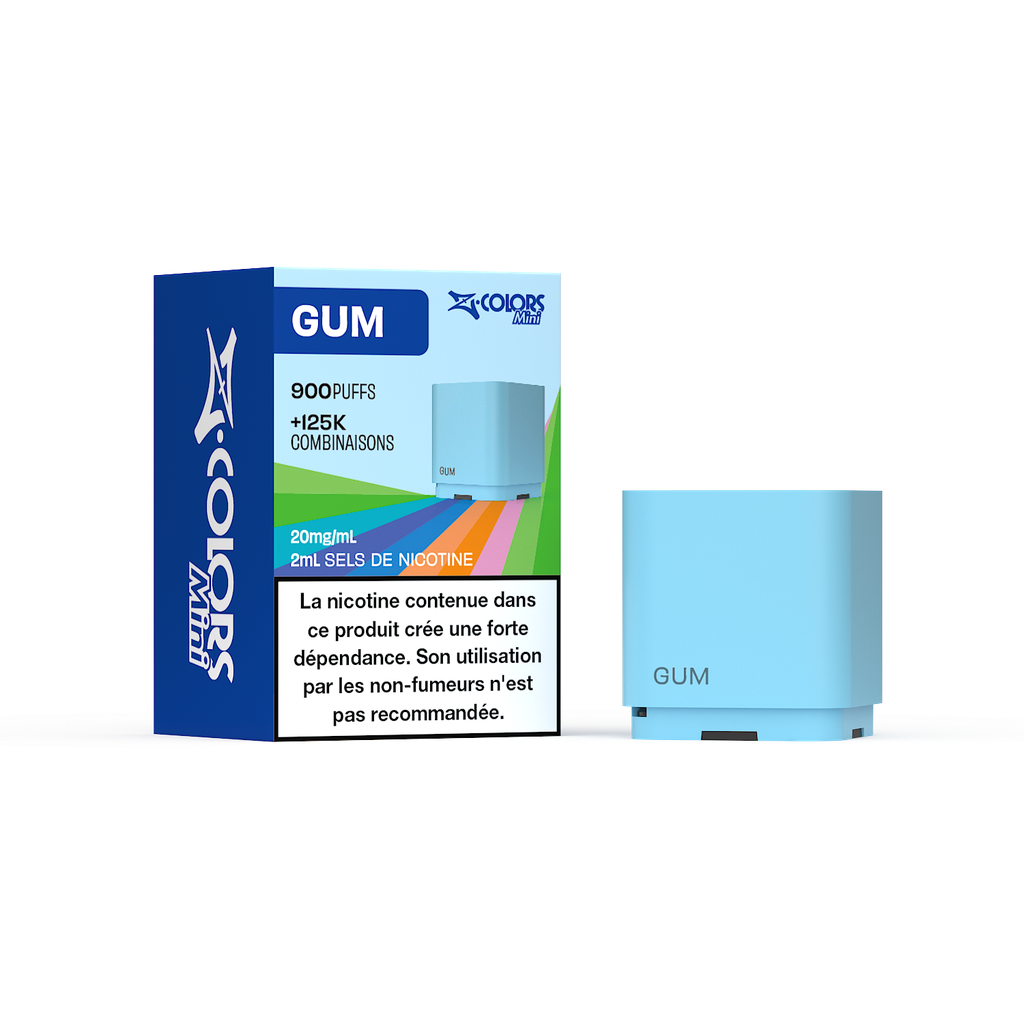 Z LAB Cartouches Z Colors Mini Gum 2ml (20mg sels)