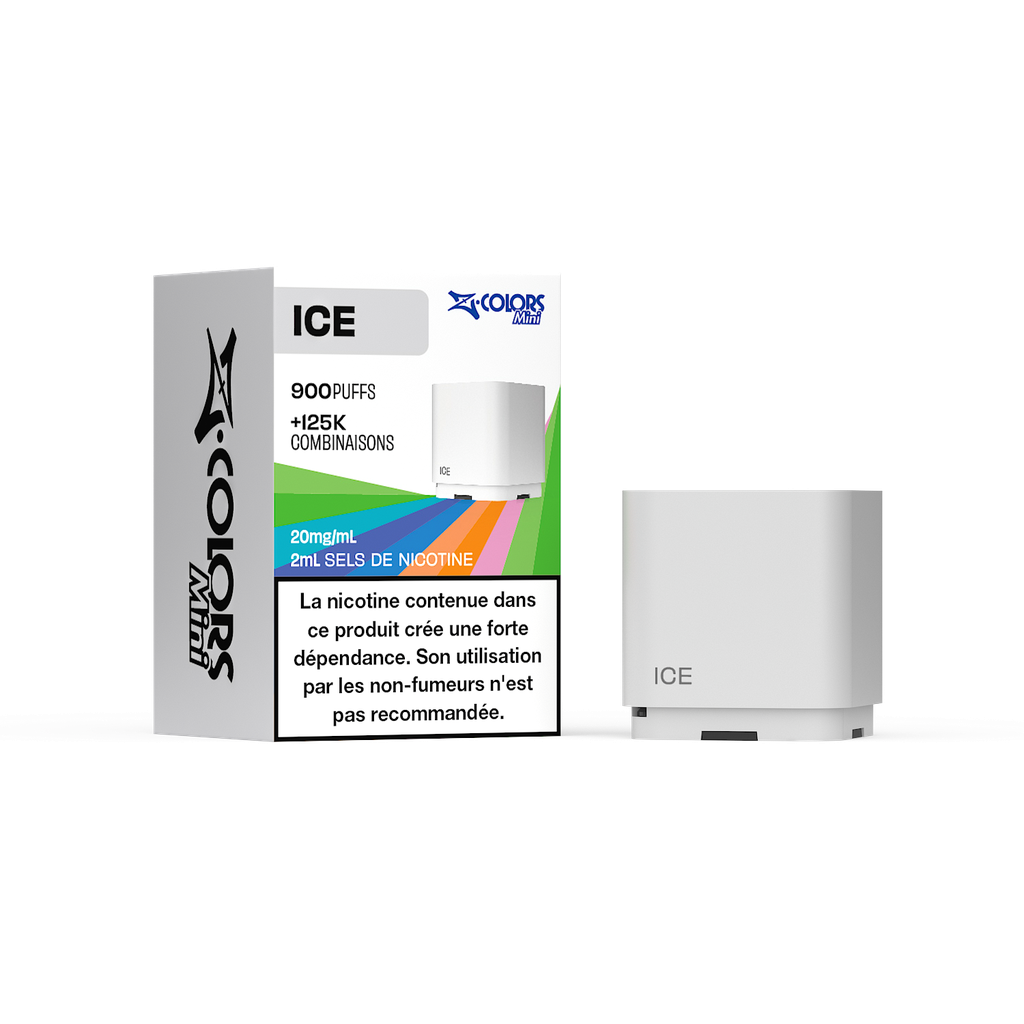 [zcolors ice 20 zland] Z LAB Cartouches Z Colors Mini Ice 2ml (20mg sels)