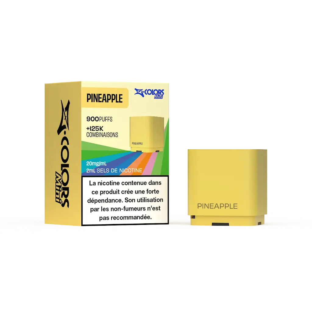 Z LAB Cartouches Z Colors Mini Pineapple 2ml (20mg sels)