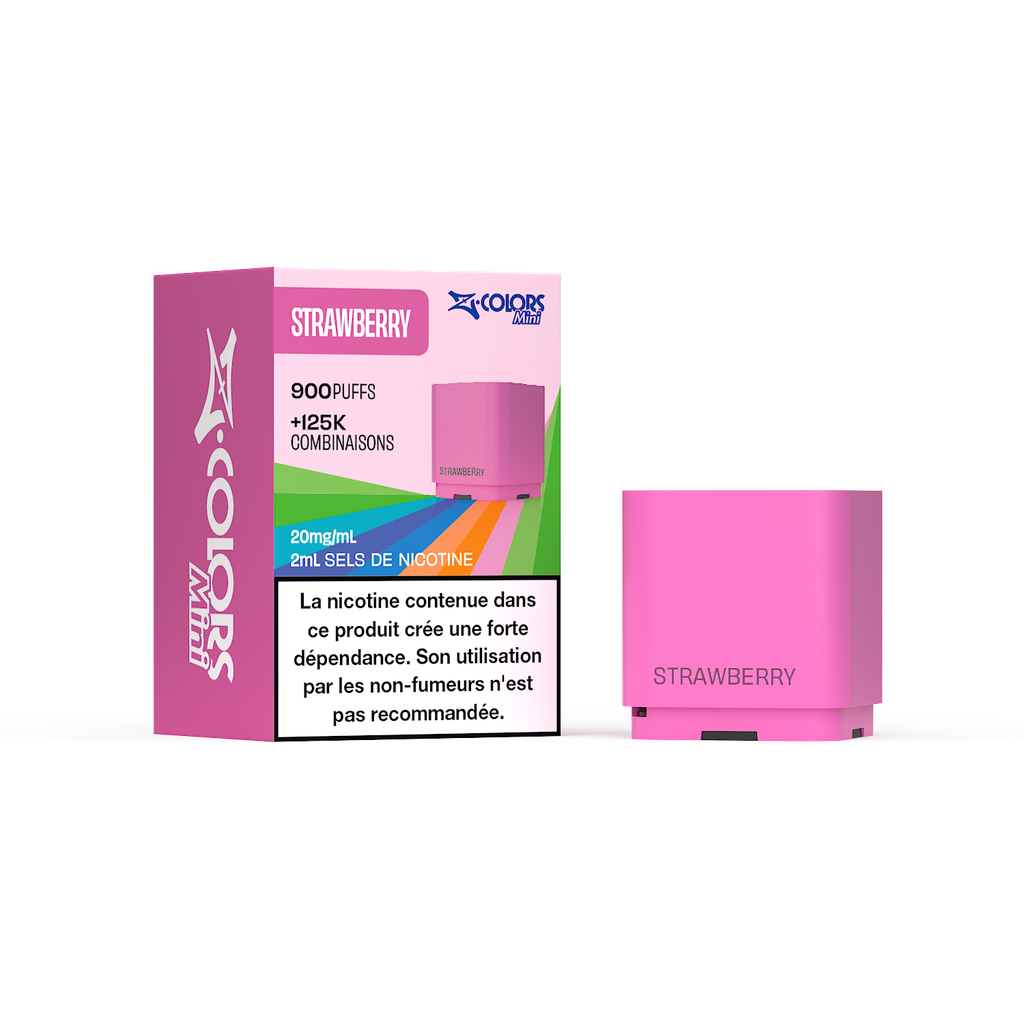 Z LAB Cartouches Z Colors Mini Strawberry 2ml (20mg sels)
